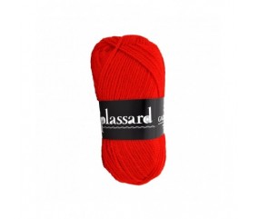 Pelote de laine à tricoter Gagnante - Plassard rouge 919 sperenza