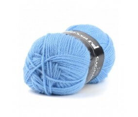 Pelote de laine à tricoter Gagnante - Plassard bleu 924 sperenza