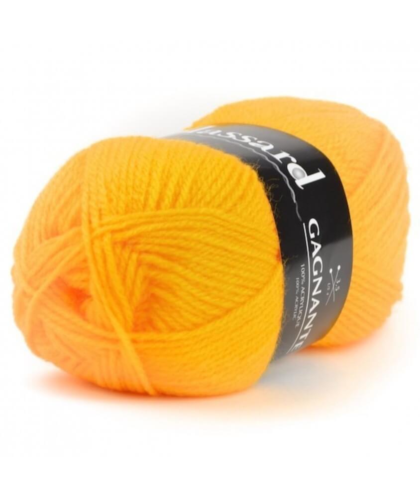 Pelote de laine à tricoter Gagnante - Plassard jaune 921 sprenza