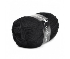 Pelote de laine à tricoter Gagnante - Plassard noir 16 sperenza