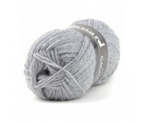 Pelote de laine à tricoter Gagnante - Plassard  gris 907 sperenza