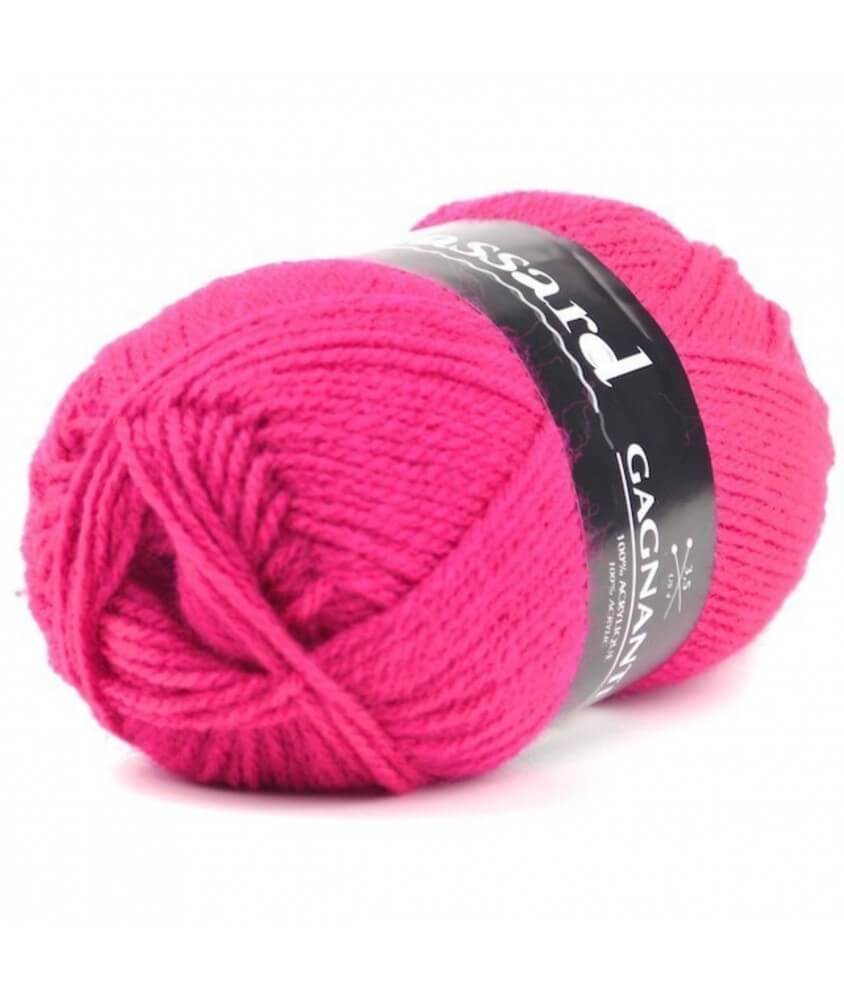 Pelote de laine à tricoter Gagnante - Plassard rose 913 sperenza