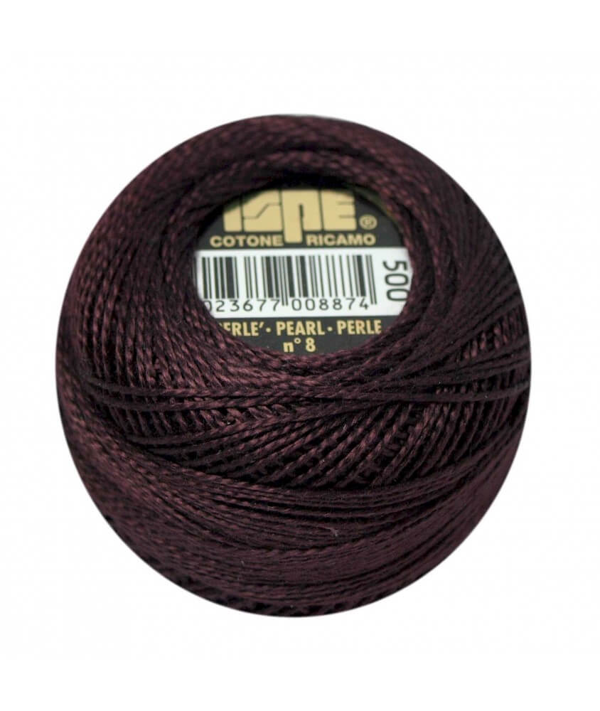 Coton perlé ISPE N°8 - couleur 500 - Distrifil Coton perlé ISPE N°8 - couleur 500 - Distrifil