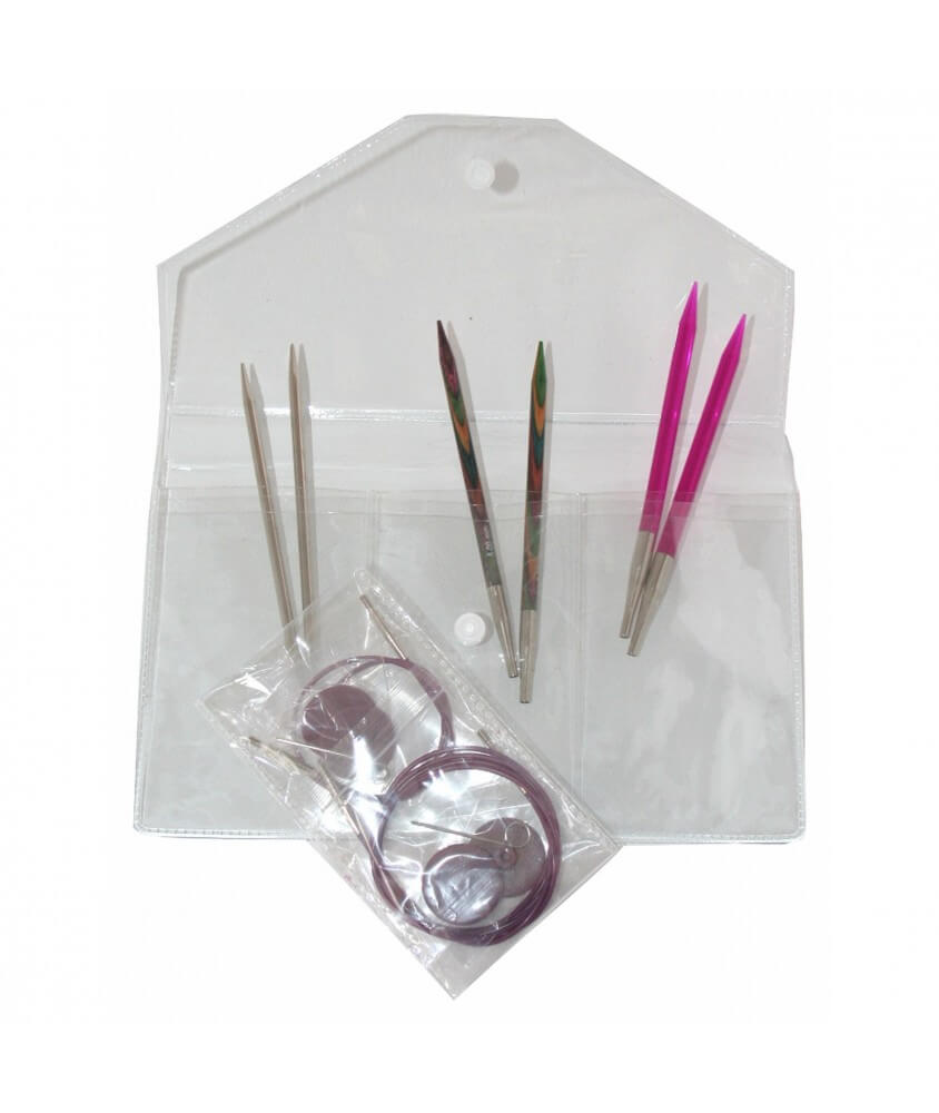 Set COMBY 1 aiguilles circulaires interchangeables - Knitpro