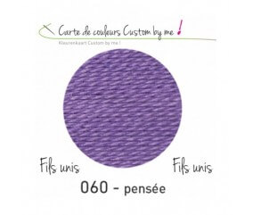 Fils Unis violet/bleu/vert Custom by me ! - Dmc