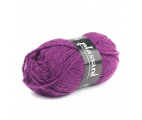 Pelote de laine à tricoter DATCHA - Plassard 606 violet sperenza