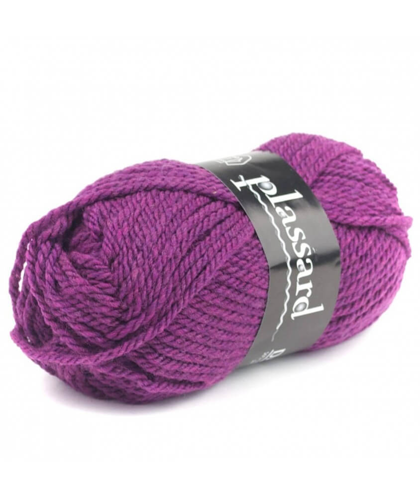 Pelote de laine à tricoter DATCHA - Plassard 606 violet sperenza Pelote de laine à tricoter DATCHA - Plassard 606 violet sperenza