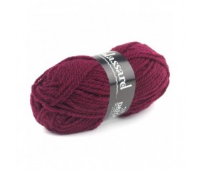Pelote de laine à tricoter DATCHA - Plassard violet 534 sperenza