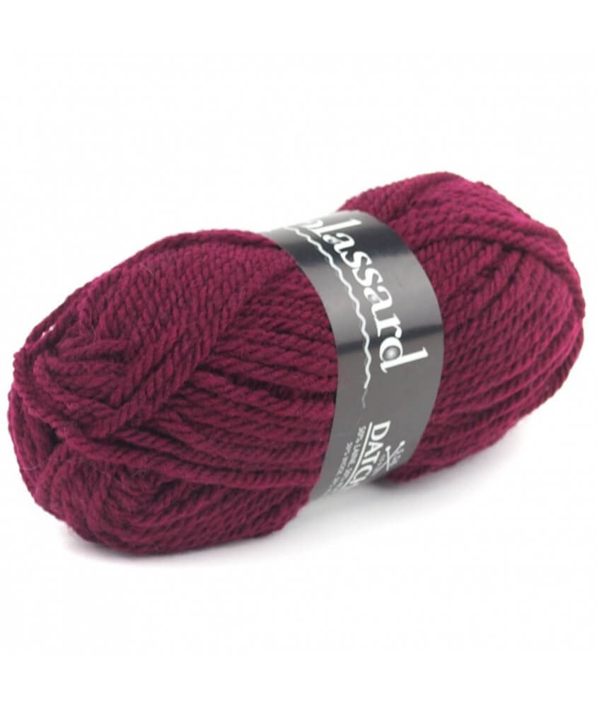 Pelote de laine à tricoter DATCHA - Plassard violet 534 sperenza