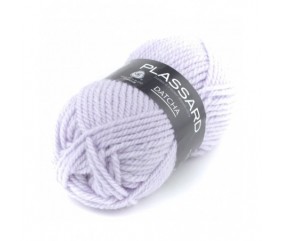 Pelote de laine à tricoter DATCHA - Plassard violet 669 sperenza