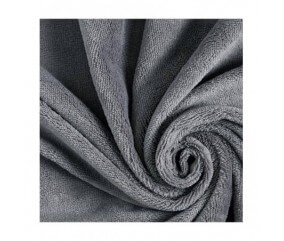 tissu éponge gris foncé Oeko Tex