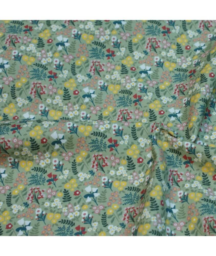  Tissu poplin Flua fleurs SPERENZA