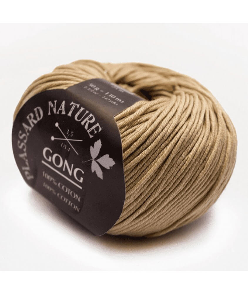 PLASSARD GONG MARRON ECRU BEIGE 514