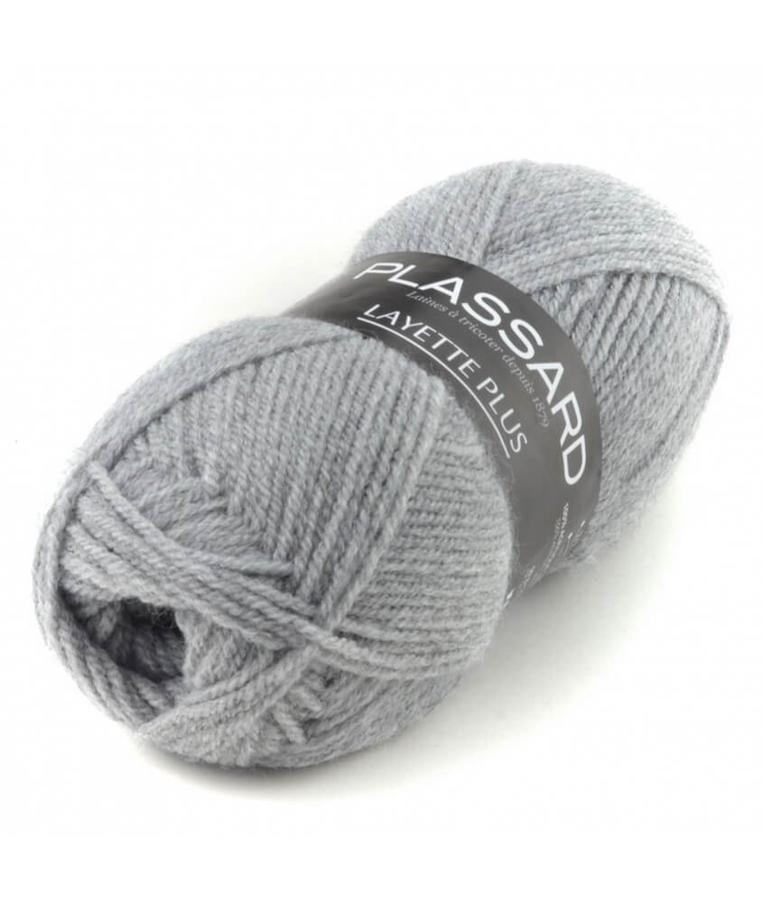Pelote de laine à tricoter Layette Plus - Plassard Pelote de laine à tricoter Layette Plus - Plassard