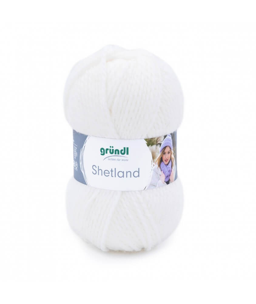 Pelote de laine à tricoter SHETLAND - Grundl 1