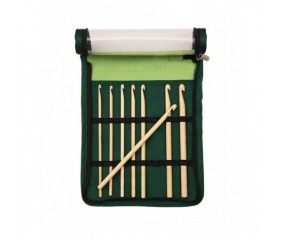 Set de 8 crochets n°3,5 à 8 Bamboo - Knitpro