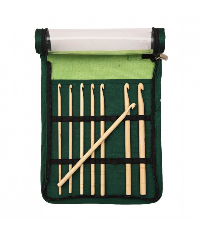 Set de 8 crochets n°3,5 à 8 Bamboo - Knitpro