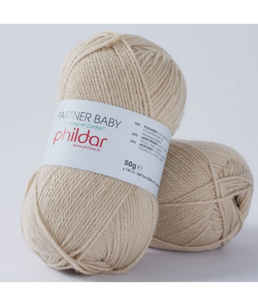 Pelote de laine PARTNER BABY - Phildar LIN Pelote de laine PARTNER BABY - Phildar LIN