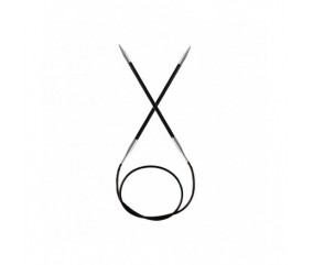 Aiguilles circulaires Karbonz N°2 et 2,5 X 100 cm - Knitpro
