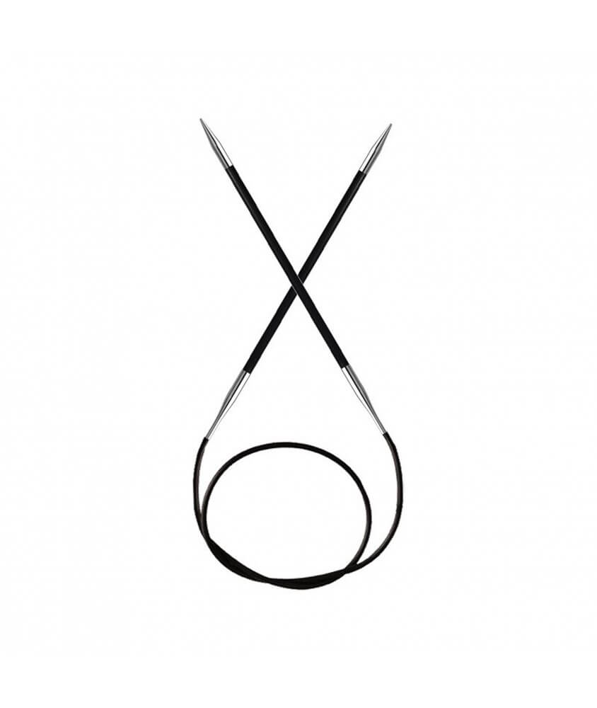 Aiguilles circulaires Karbonz N°2 et 2,5 X 100 cm - Knitpro