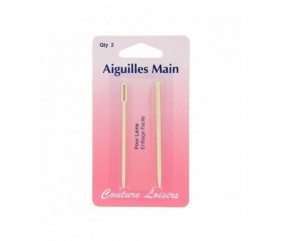 	Aiguilles à laine en plastique X 2 - Distrifil