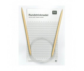 	AIGUILLES CIRCULAIRES BAMBOU N° 12 et 15 X 60 cm - Rico Design