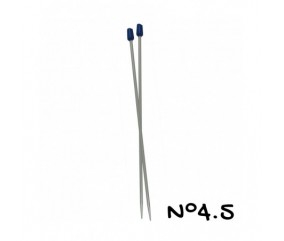 Aiguilles à Tricoter de 40cm en aluminium n°2 a n°6 - Distrifil