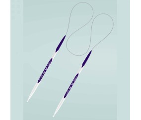 Aiguilles circulaires Prym Ergonomics 80 cm N° 10 à 12 à l'unité - Prym - 12