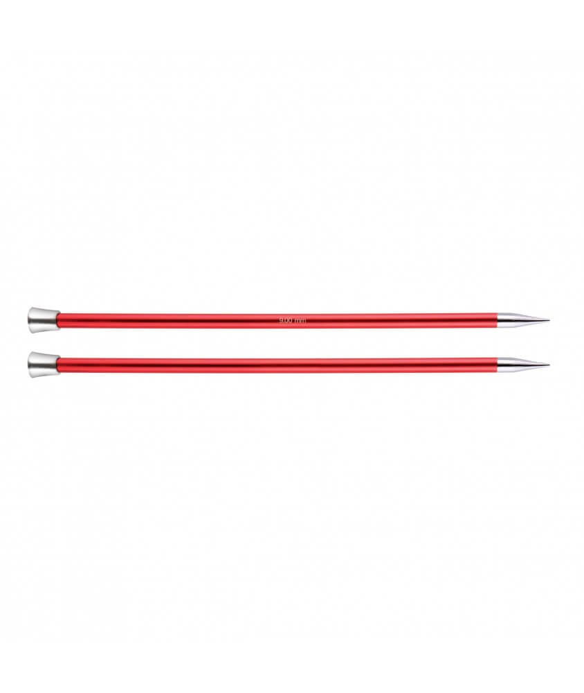 Aiguilles à tricoter ZING 40 cm N° 6,5 à 12 - Knitpro Aiguilles à tricoter ZING 40 cm N° 6,5 à 12 - Knitpro