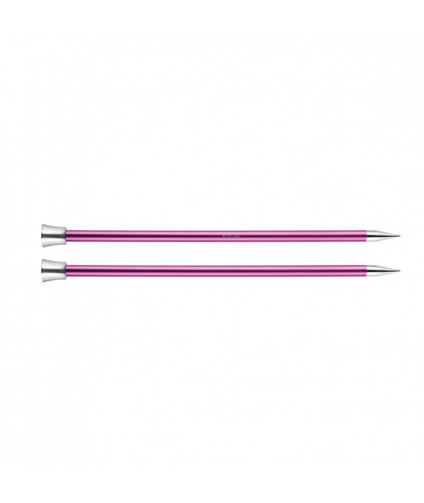 Aiguilles à tricoter ZING 40 cm N° 6,5 à 12 - Knitpro Aiguilles à tricoter ZING 40 cm N° 6,5 à 12 - Knitpro