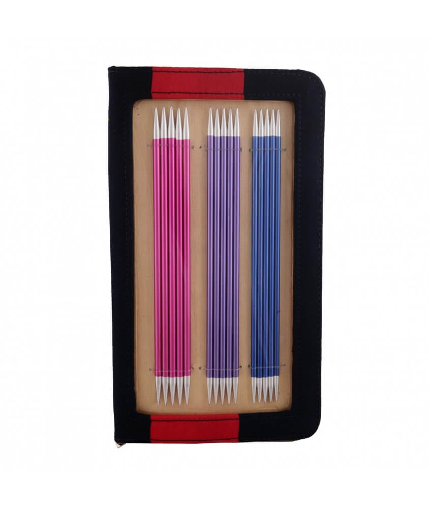 Set Aiguilles doubles pointes 20 CM ZING - Knitpro Set Aiguilles doubles pointes 20 CM ZING - Knitpro