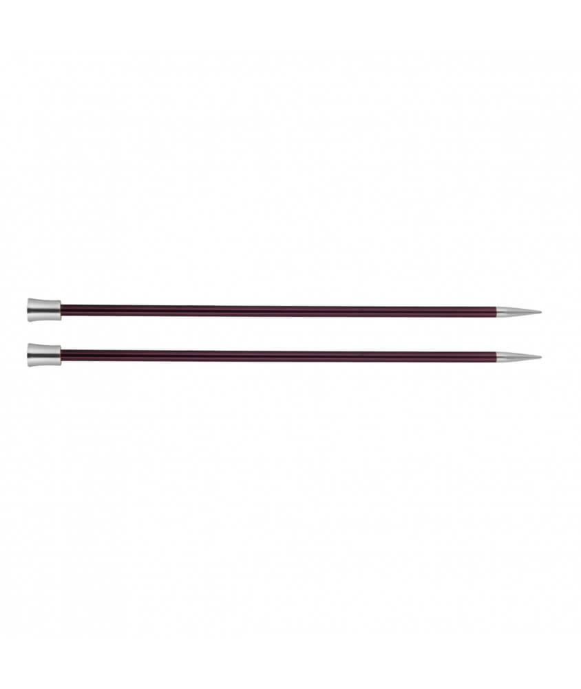 Aiguilles à tricoter ZING 40 cm N° 5,5 à 6 - Knitpro Aiguilles à tricoter ZING 40 cm N° 5,5 à 6 - Knitpro