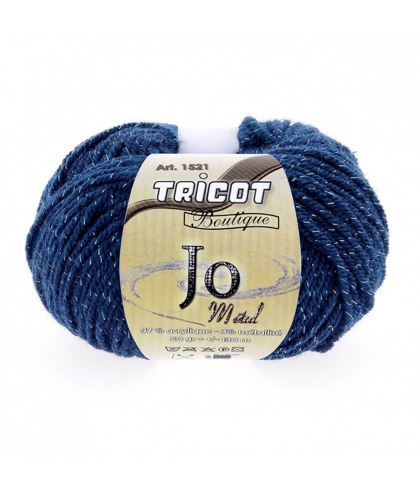 Pelote de laine à tricoter Tricot Boutique JO Métal - Distrifil 15