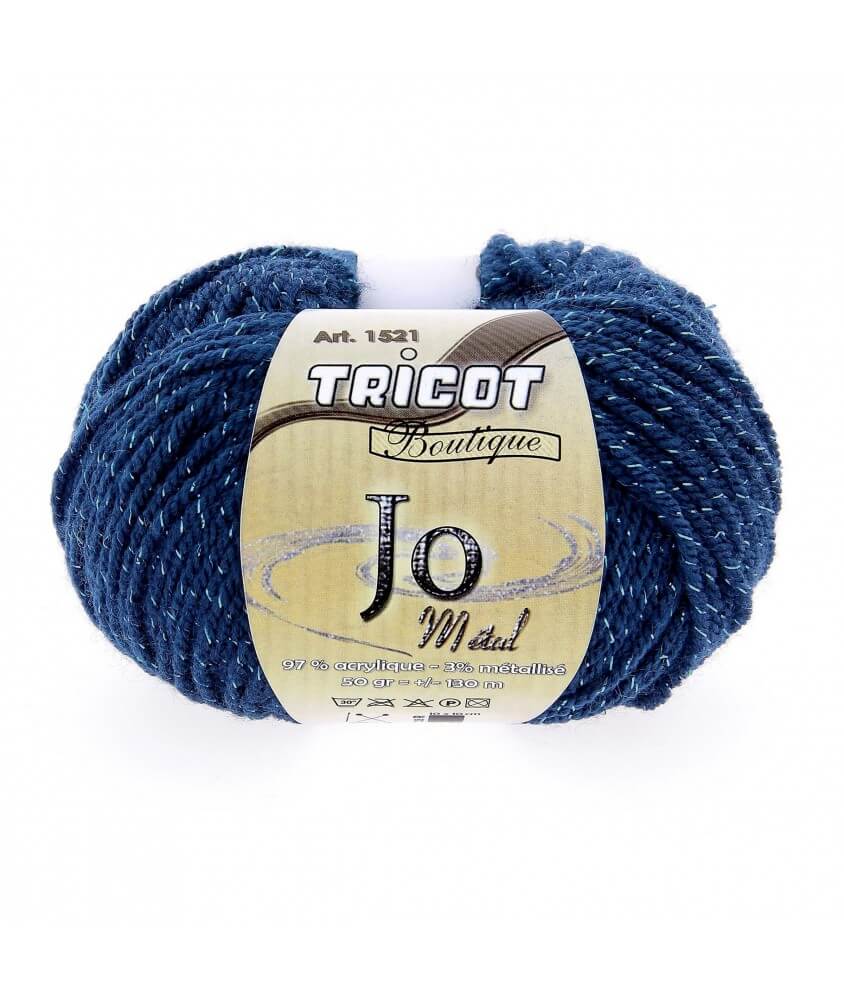 Pelote de laine à tricoter Tricot Boutique JO Métal - Distrifil 15 Pelote de laine à tricoter Tricot Boutique JO Métal - Distrifil 15