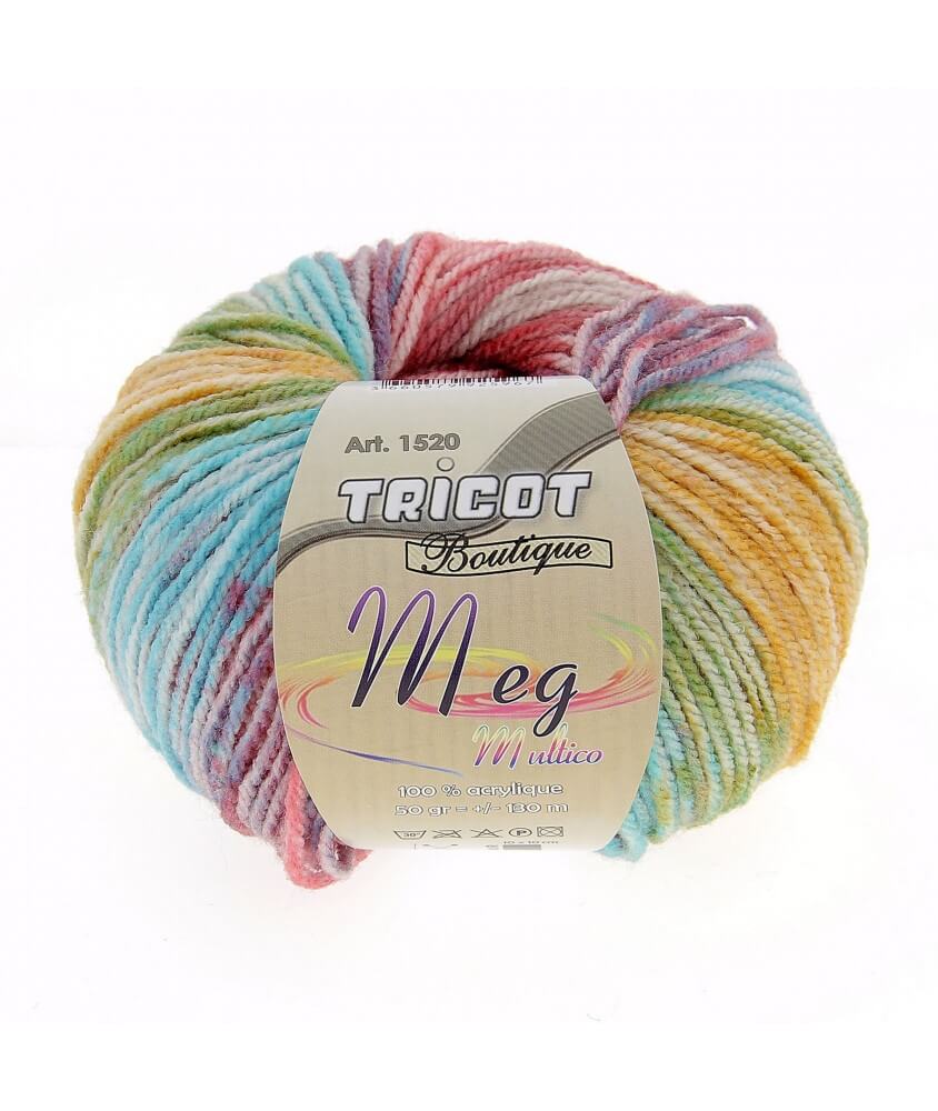 Pelote de laine à tricoter MEG Multico - Distrifil Pelote de laine à tricoter MEG Multico - Distrifil