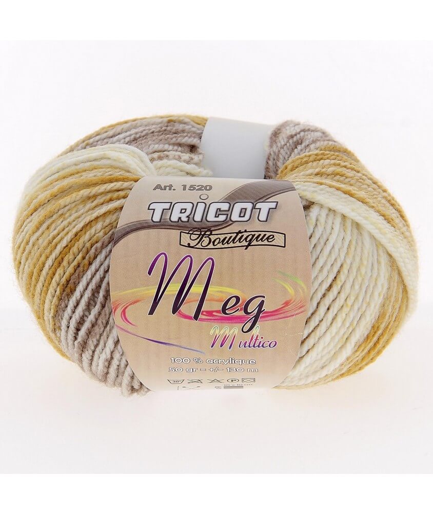Pelote de laine à tricoter MEG Multico - Distrifil 12 Pelote de laine à tricoter MEG Multico - Distrifil 12