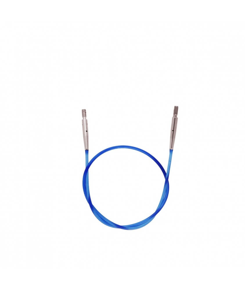 Cable Bleu 50 cm pour aiguilles circulaires interchangeables - Knitpro