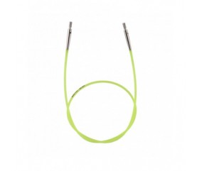 	Cable Vert 60 cm aigu. circulaires/crochet interchangeables - Knitpro