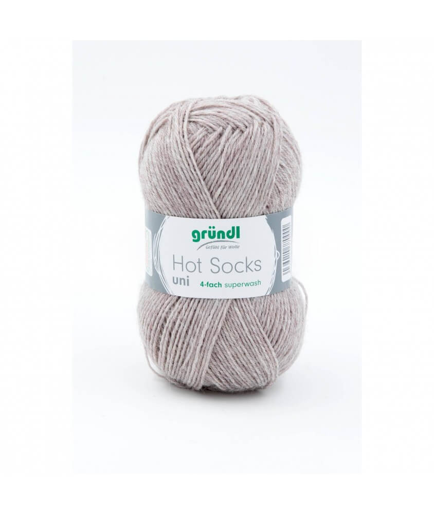 Pelote de laine à chaussettes à tricoter HOT SOCKS UNI - Grundl Pelote de laine à chaussettes à tricoter HOT SOCKS UNI - Grundl