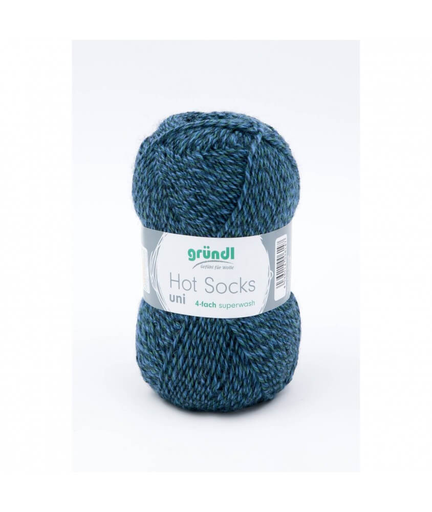 Pelote de laine à chaussettes à tricoter HOT SOCKS UNI - Grundl Pelote de laine à chaussettes à tricoter HOT SOCKS UNI - Grundl