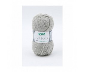 Pelote de laine à chaussettes à tricoter HOT SOCKS UNI - Grundl