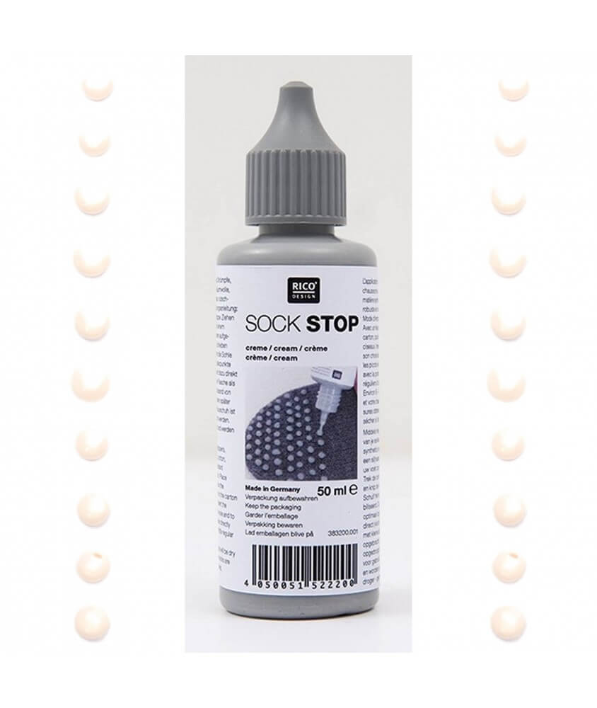 	Sock Stop Crème Antidérapant pour chaussettes 50 ml - RICO Design