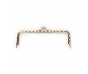 	Fermoir pour sac à main argenté 13X6 cm - Rico Design