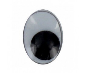 Oeil MOBILE OVALE Noirblanc peluchesOeil MOBILE OVALE Noirblanc peluches