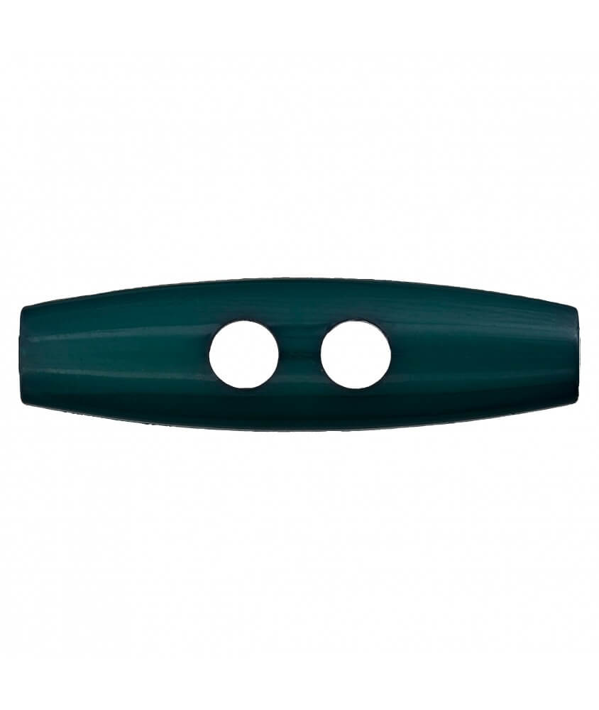 Boutons Allongés Vert Foncé 2 trous 30 mm X 2 - Union Knopf