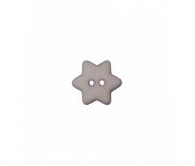 Boutons étoiles Gris 15 mm X 4 - Union Knopf