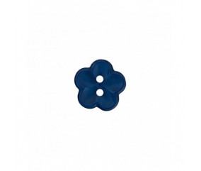 Boutons Fleurs bleu marine 18 mm X 3 - Union Knopf