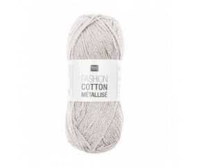 Fil à tricoter FASHION COTTON MÉTALLISÉ - Rico Design 04 