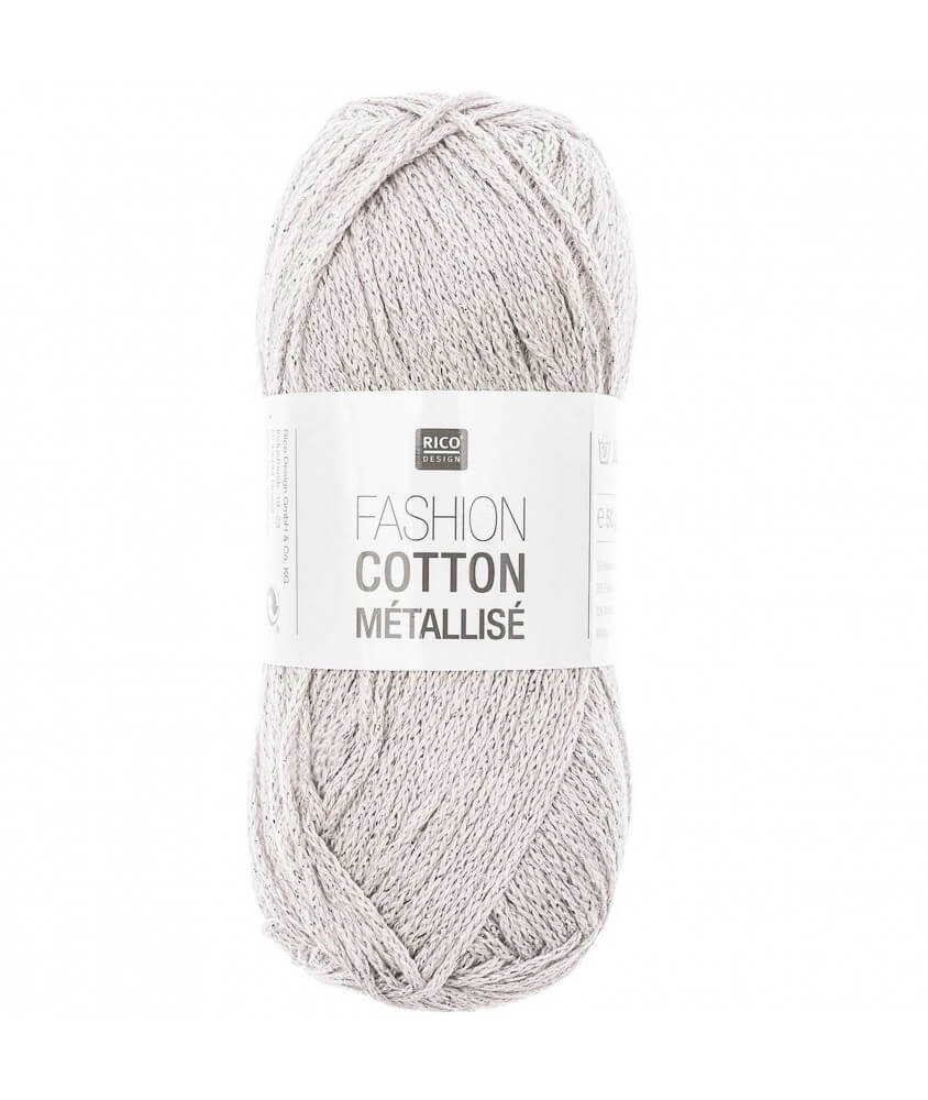 Fil à tricoter FASHION COTTON MÉTALLISÉ - Rico Design 04 Fil à tricoter FASHION COTTON MÉTALLISÉ - Rico Design 04