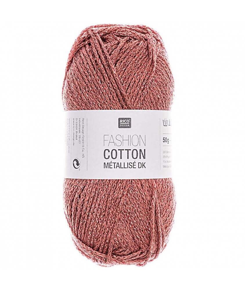 Fil à tricoter FASHION COTTON MÉTALLISÉ - Rico Design Fil à tricoter FASHION COTTON MÉTALLISÉ - Rico Design